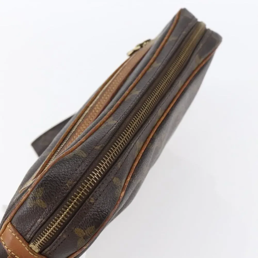 Louis Vuitton Monogram Marly Dragonne GM Clutch Bag Brown